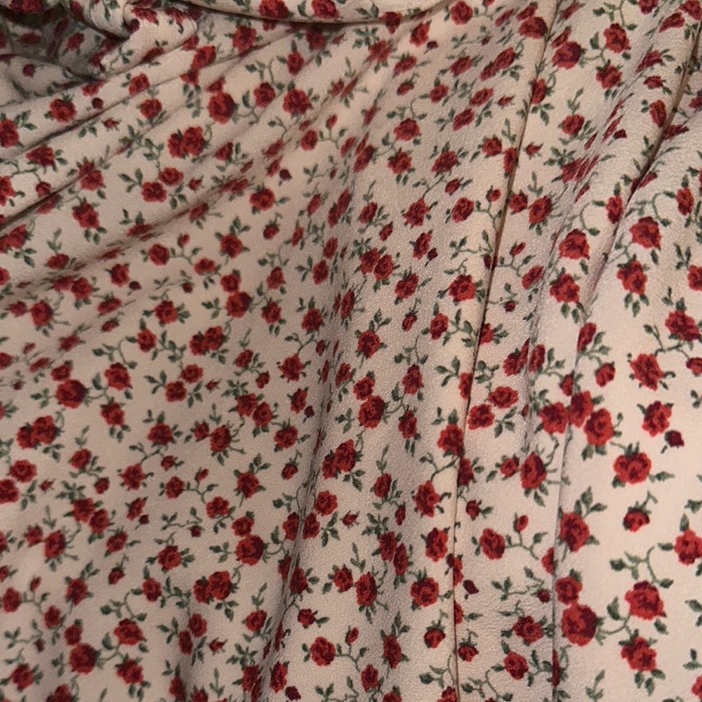 Abercrombie Wide Strap Slip MIDI Floral Sleeveless Dress - Picture 5 of 5